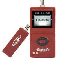 Testboy Testboy 28 Cable tester Suitable for USB, RJ11, RJ45 and BNC cables