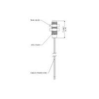 TE Connectivity Sensor PS 831 PS831 Position Switch For Screwing Into Plastic And Stainless Steel Normally open contact