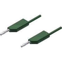 test lead banana jack 4 mm banana jack 4 mm 025 m green sks hirschmann ...