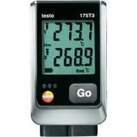 Temperature data logger testo 175 T3 Unit of measurement Temperature -50 up to 1000 °C Calibrated to Manufacture