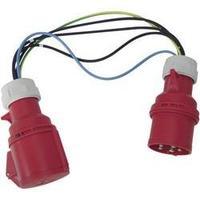 Test lead adapter [ CEE connector - CEE plug] Chauvin Arnoux CEE 32 Red