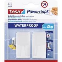 Tesa Powerstrips® Waterproof Hook Plastic 2 Hooks