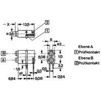 Test socket Socket, horizontal mount Mentor 1812.2235 1 pc(s)