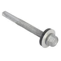 TechFast Hex Head Roofing Screw Self-Drill Heavy Section 5.5 x 80mm Pack 50