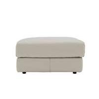 tess leather footstool