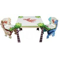 teamson dinosaur table 2 chairs set td 0079a