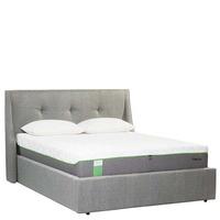 tempur naseby ottoman bed silver