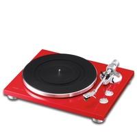 TEAC TN300 2 Speed Analog Turntable in Red