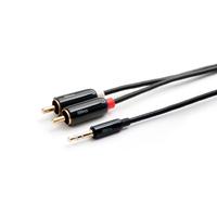 techlink 710021 35mm to 2 x rca phono cable 10m