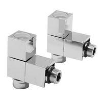 Terrier Decor Chrome Plated Angled Radiator Valve