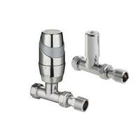 terrier decor chrome plated straight radiator valve