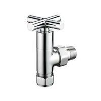 Terrier Decor Chrome Plated Angled Radiator Valve