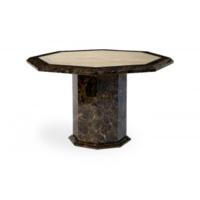 tenore 120cm octagonal marble dining table