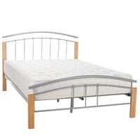 tetras silver bed frame small double