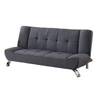 Telford Sofa Bed In Dark Grey Linen Style Fabric
