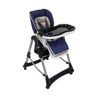 TecTake Baby Highchair - Height Adjustable Blue