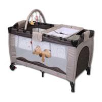 TecTake Baby Travel Cot Coffee