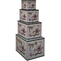 Teddy Bear Storage Trunks (Set of 4)