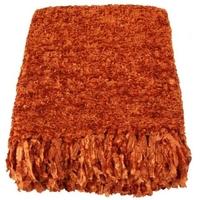 Terracotta Sparkle Weave Large Throw (Set of 6)