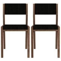 Teak Ex 1 Turkish Coffee Dining Chair (Pair)