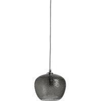 Tendence Smoke Glass Lamp with Hand Cut