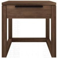 Teak Light Frame 1 Drawer Bedside Table