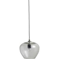 Tendence Clear Glass Lamp with Hand Cut