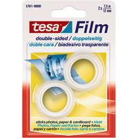 tesa® 57911 Film Double Sided Adhesive Tape Transparent 12mm x 7.5...
