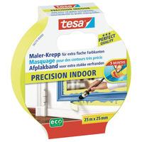 tesa 56270 precision indoor masking tape yellow 25mm x 25m