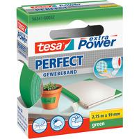 tesa® 56341 Extra Power Fabric Tape - Green - 19mm x 2.75m