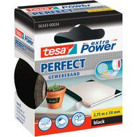 tesa® 56343 Extra Power Fabric Tape - Black - 38mm x 2.75m