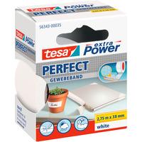 tesa® 56343 Extra Power Fabric Tape - White - 38mm x 2.75m