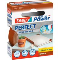 tesa® 56341 Extra Power Fabric Tape - Brown - 19mm x 2.75m