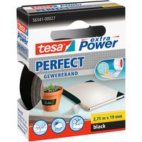 tesa® 56341 Extra Power Fabric Tape - Black - 19mm x 2.75m
