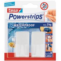 tesa 59701 white waterproof self adhesive removable rectangular h