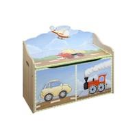 teamson transportation toy chest 9940a