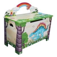teamson dinosaur toy box td 0074a
