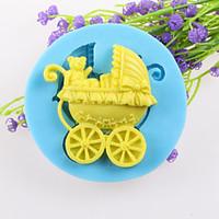 Teddy Bear Basket Fondant Cake Chocolate Silicone Molds, Decoration Tools Bakeware