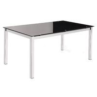 Tempo 160cm Glass Top Dining Table