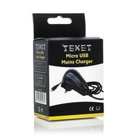 Texet Micro USB Charger Mains Black
