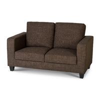 Tempo 2 Seater Fabric Sofa Brown