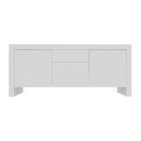 Temahome Kobe 3 Drawer 2 Door Sideboard Pure White