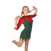 Teen Girl Elf Three Piece Fleece Dress