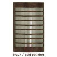 TERU - wall lamp brown/gold patinated