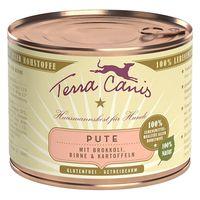 terra canis 6 x 200g turkey with vegetables