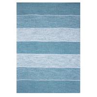 Teal Strokes Modern Rug 80x260