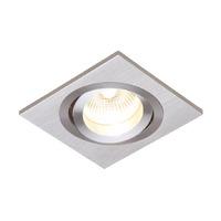 Tetra 50W GU10 Tilt Downlight Brushed Steel - 85277