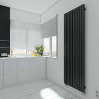 terma winchester vertical radiator metallic black textured h1800 mm w5 ...