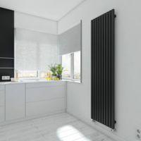 terma winchester vertical radiator metallic black textured h1800 mm w4 ...