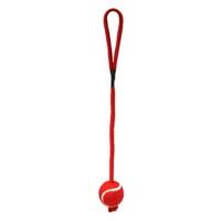 Tennis Ball On Rope Tugger Dog Toy